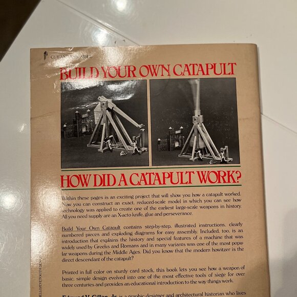 Vintage Build Your Own Catapult - Make a Model that Works (1982) (1 of 2) - Picture 9 of 9